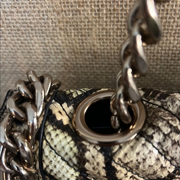 ALDO- Greenwald-Snakeskin Chain Shoulder Bag - Picture 8 of 12